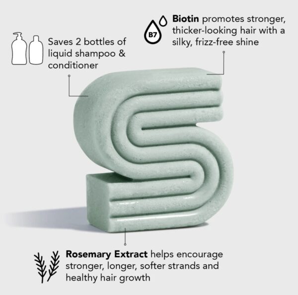 Rozmaring & Biotin Volumen növelő sampon szappan - Image 2