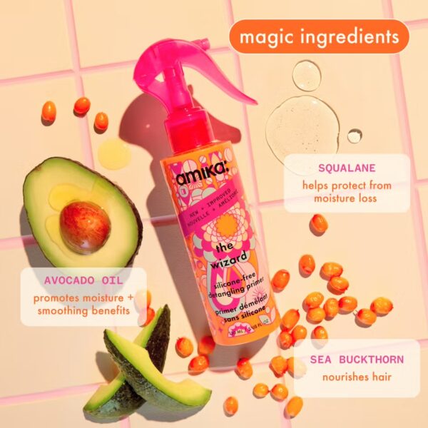 Amika The Wizard Silicone Free Detangling Primer - Image 2