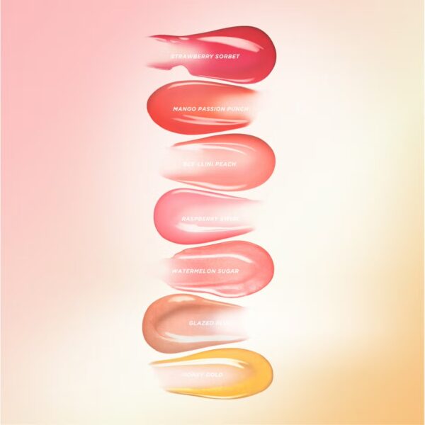 Gisou Honey Infused Lip Oil 8ml - Bee-llini Peach - Image 3