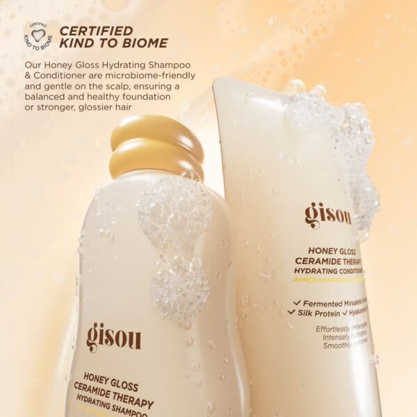 Gisou Honey Gloss Ceramide Therapy Hydrating Conditioner - Image 3